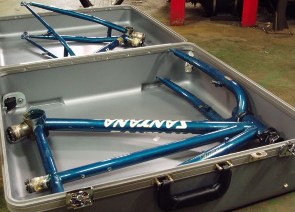 Santana Tandem retrofit with S and S Couplings by Bilenky Cycle Works