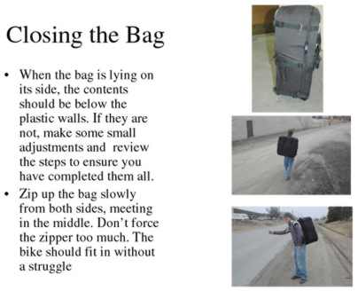 Disassembly and packing a True North touring bike with S and s Couplings