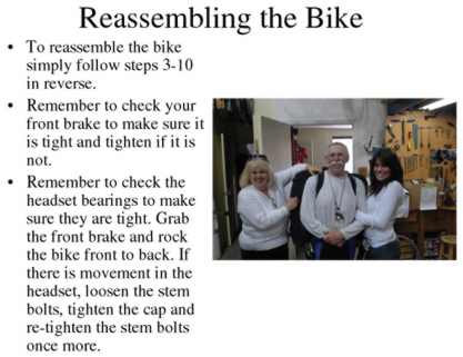 Disassembly and packing a True North touring bike with S and s Couplings